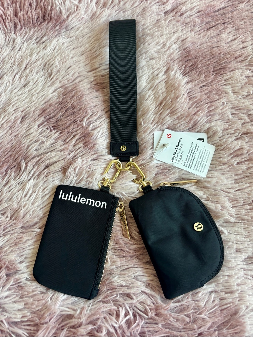 NWT Lululemon Dual Pouch Wristlet